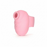 Стимулятор-вібратор вакуумний силіконовий на палець Little Bee 3-в-1 з 7 режимами Рожевий