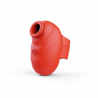 Стимулятор-вибратор вакуумный силиконовый на палец Little Bee 3-в-1 с 7 режимами Красный