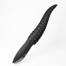 Анально-вагинальный вибратор G-стимулятор тентакль (щупальца хентай) Yunman Tentacle силиконовый 24 см Черный — Keks-Hub