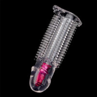 Насадка для збільшення пеніса з вібрацією 