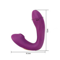 Вибратор-вуманайзер вакуумный USB, фиолетовый