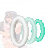 Набір світних ребристих ерекційних кілець, що світяться, 3 шт.