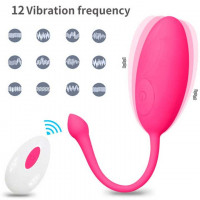 Виброяйцо со щетинками USB - Розовый – Вибраторы