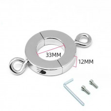 Ерекційне кільце-обтяжувач для пеніса Нержавіюча сталь — Keks-Hub