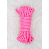 БДСМ веревка для связывания 10м. - Розовый – Садо-мазо