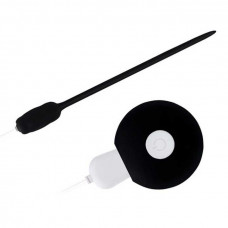 Уретральний катетер Galaku вібраційний 20 режимів USB Чорний — Keks-Hub