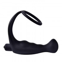Анальный массажер стимулятор простаты с вибрацией Roger-4 - Черный