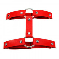 Гартер на одну ногу - Красный – Садо-мазо