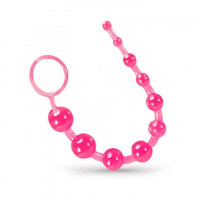 Анальные бусы - Розовый - 31* 0,9 - 2,6 см – Анальные игрушки