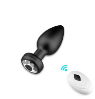 Анальна пробка Magic Motion Equinox USB з Д/У - Чорний - 9*3,5 см - Анальні іграшки