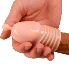 Насадка на голівку члена - Тілесний - 10*3,5 см