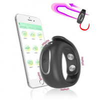 Смарт эрекционное кольцо We-Vibe Pivot, для пениса и мошонки, Черное