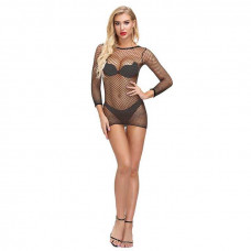 Відверта міні сукня - Чорний - S/M/L - Еротична білизна