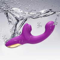 Вибратор - вуманайзер 2 в 1 для клитора и точки G, LIVMAN - Фиолетовый