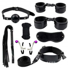 БДСМ набір бандажний з 8 предметів для садо-мазо — Keks-Hub