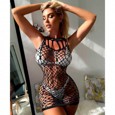 Еротична мінісукня у велику сітку S/M/L — Keks-Hub