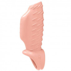 Насадка на пеніс та мошонку з вібрацією Choke Ring тілесний