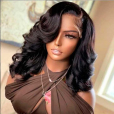 Перука хвиляста без чубчика, середня довжина 45 см 