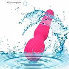 Багатофункціональний ребристий вібратор Фуксія — Keks-Hub