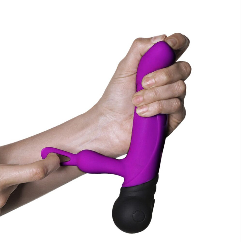 Детальний вигляд обертової головки вібратора Adrien Lastic Mini Bonnie, гладка текстура