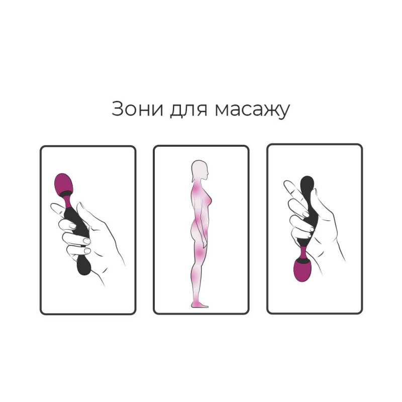 Міні-вібромасажер Adrien Lastic Symphony, що демонструє його компактний розмір