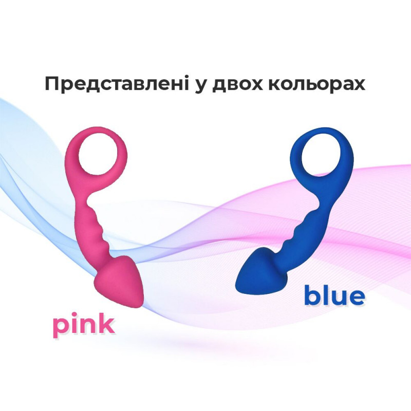 Анальна пробка Adrien Lastic Budy Pink, текстура матеріалу, рожевий колір, діаметр 2.5 см