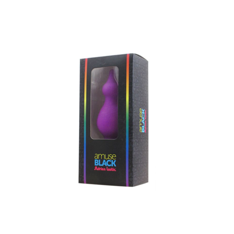 Анальна пробка Adrien Lastic Amuse Medium Purple (M) в елегантній упаковці бренду Adrien Lastic
