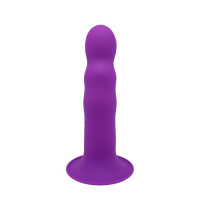Дилдо з присоскою Adrien Lastic Hitsens 3 Purple 4.1см x 18.2см для страпона