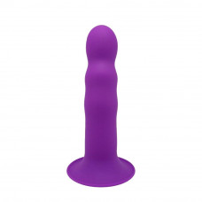 Дилдо з присоскою Adrien Lastic Hitsens 3 Purple 4.1см x 18.2см для страпона — Keks-Hub