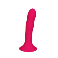 Дилдо з присоскою Adrien Lastic Hitsens 4 Pink (діаметр 3,7см, довжина 17,8см) для страпона