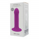 Іграшка для дорослих Adrien Lastic Hitsens 6 - 5 inch Purple: вигляд збоку, підкреслює форму