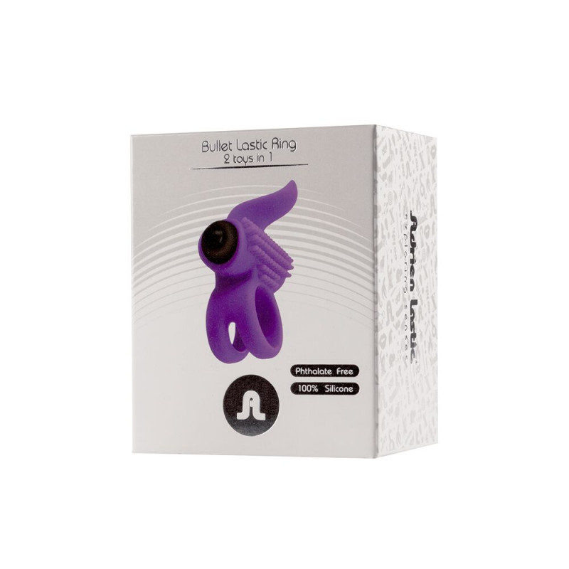 Ерекційне віброкільце Adrien Lastic Bullet Lastic Ring в дії, акцент на зручності