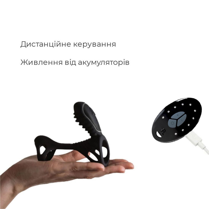 Текстура силікону вібронасадки Adrien Lastic Gladiator: приємна на дотик та гігієнічна