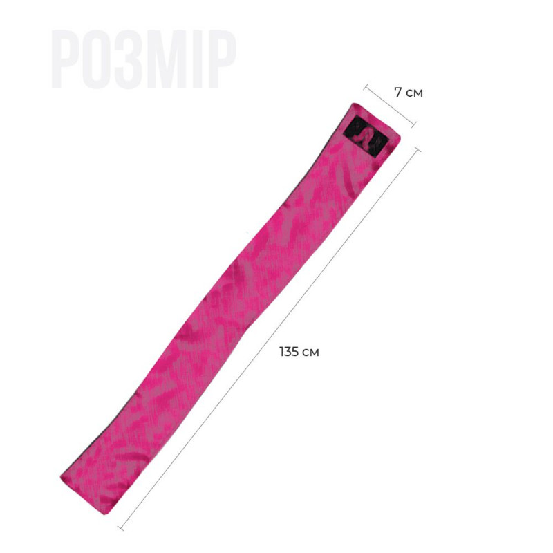 Пов'язка Adrien Lastic Satin Sash 2в1, вид збоку, що демонструє м'якість сатину