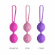 Детальний вигляд текстури вагінальних кульок Adrien Lastic Geisha Lastic Balls Mini Magenta (S), що свідчить про високу якість матеріалів та приємні тактильні відчуття.