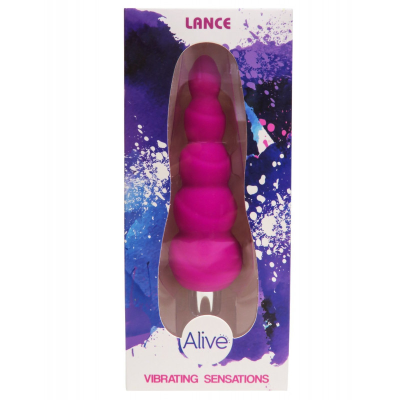 Анальний вібростимулятор Alive Lance, вид збоку, деталі форми