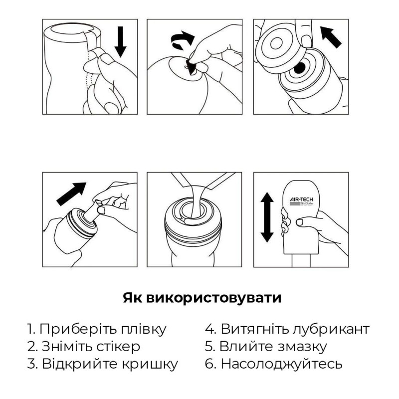 Tenga Air-Tech Gentle мастурбатор: деталі конструкції для кращої аеростимуляції