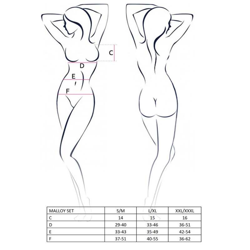 Костюм зайчика Passion MALLOY SET XXL/XXXL: упаковка, бренд Passion, розмір XXL/XXXL