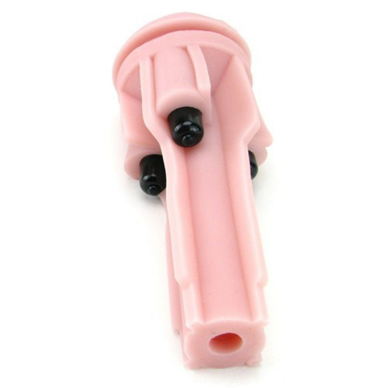 Близький вид текстури всередині мастурбатора Fleshlight Vibro Pink Lady Touch