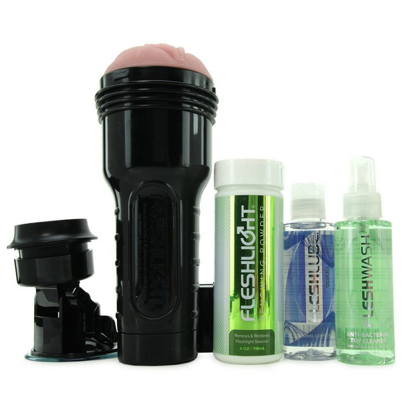 Мастурбатор Fleshlight Pink Lady Original Value Pack - вид збоку
