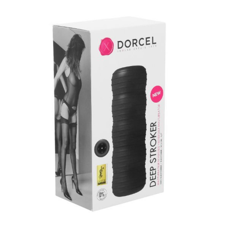 Мастурбатор Dorcel Deep Stroker, вид збоку, детальний розгляд текстури