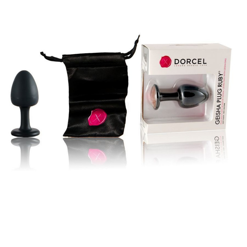 Упаковка анальної пробки Dorcel Geisha Plug Ruby M: преміальний дизайн, інформація про бренд Dorcel
