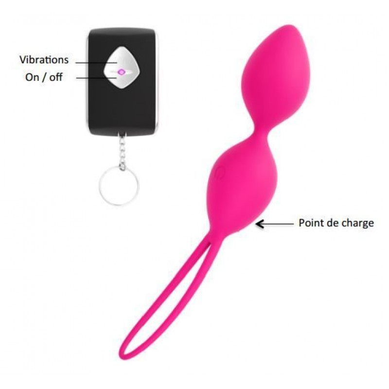 Вагінальні кульки Dorcel Divine Balls 3.5 см, 91г, комплект, демонстрація розміру