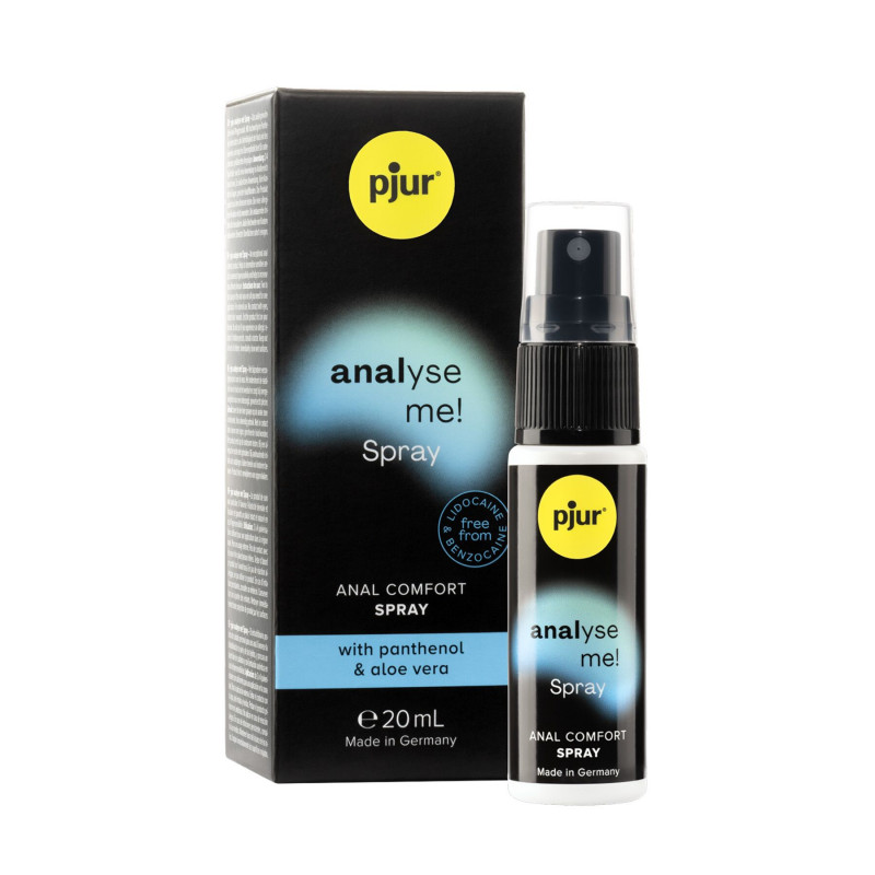Анальний спрей Pjur analyse me! Spray 20 мл, текстура рідини, крапля