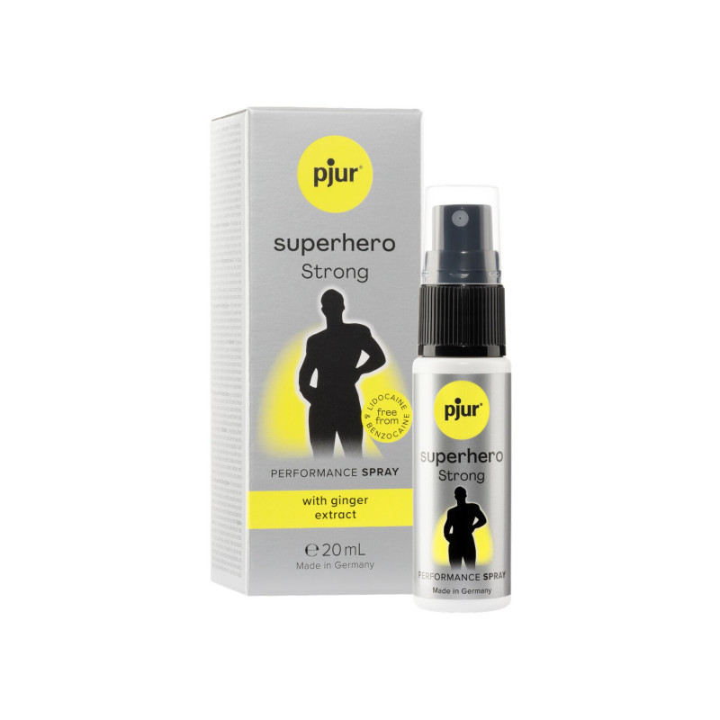 Текстура спрею Pjur Superhero Strong Spray 20 ml, детальний вигляд