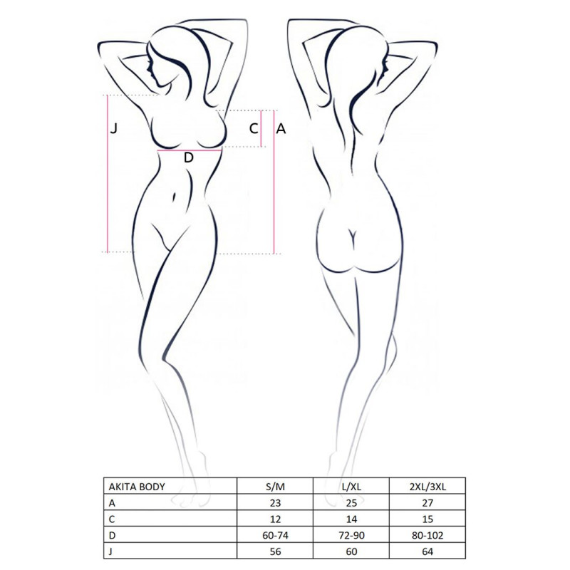 Червоне боді Passion Exclusive AKITA BODY L/XL, демонструє гнучкість тканини та її посадку