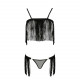 Упаковка комплекту білизни Passion Exclusive KASSANDRA SET OpenBra 2XL/3XL чорний