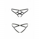 Детали дизайна трусиков Passion Nicky Thong S/M, черные