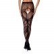 Колготки-бодістокінг Passion S007 black, детальний вигляд ажурного візерунка