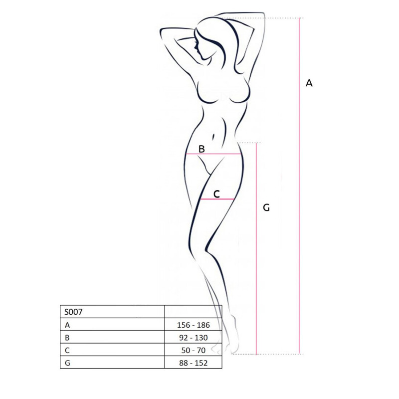 Упаковка білих колготок-бодістокінгів Passion S019, стильна коробка